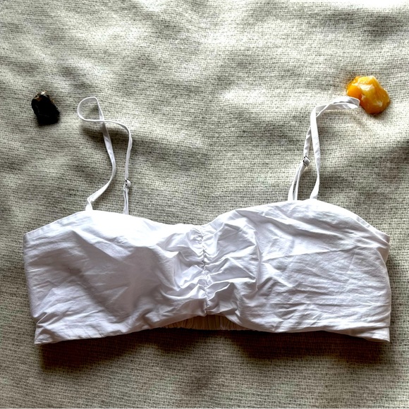 DYNAMITE White Bra Top - Picture 1 of 3